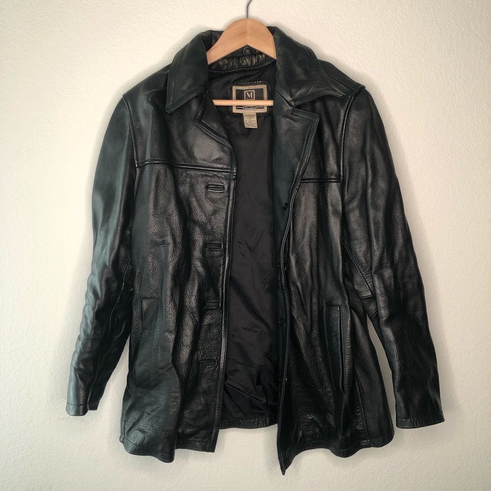 Maurices Black Leather Jacket